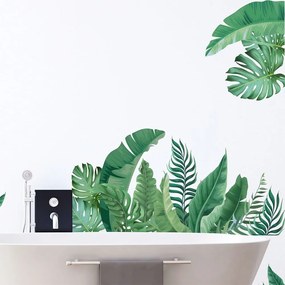 Samolepka na stenu 60x90 cm Tropical Leaves - Ambiance