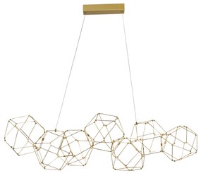 LED luster Nebula 108 zlaté