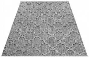 Šnúrkový koberec Patara koniczyna sivý