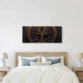 Obraz – Drevený strom života (120x50 cm)