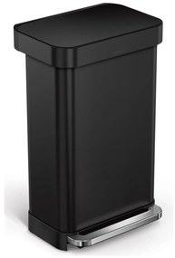 Pedálový oceľový odpadkový kôš 45 l – simplehuman