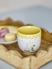 Bloomingville Keramický hrnček Celebrate Yellow 150 ml