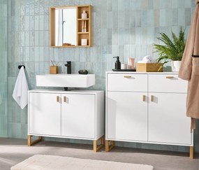 Odkladacia skrinka s 2 zásuvkami a 2 dvierkami