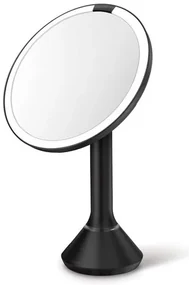 Kozmetické zrkadlo Simplehuman Sensor Touch DUAL LED osvetlenie čierna oceľ SHST3064