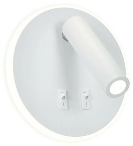 LED Nástenné bodové svietidlo IRIS LED/12W/230V 3000K biela