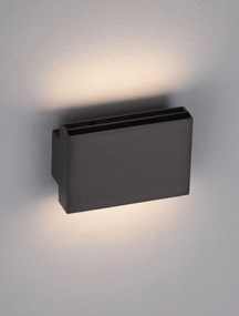 Minimalistické nastenné svietidlo Oti Hliník