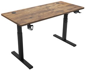 Herný stôl BR04 LOFT s čiernym rámom 140 cm