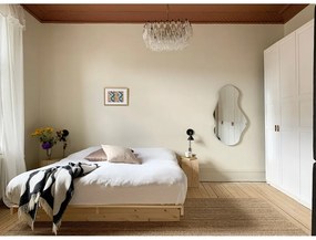 Dvojlôžková posteľ z borovicového dreva 140x200 cm – Karup Design