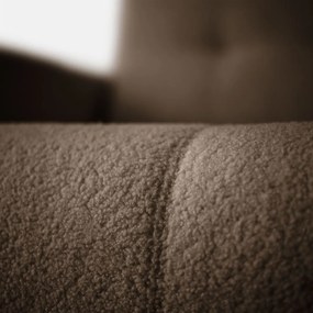 ROHOVÁ SEDAČKA SHARLOTTE 261 x 143 cm HNEDÁ