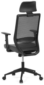 Autronic BONTEC Kancelárska stolička, synchrónny mechanizmus, čierna sieťovina, KA-V3329 BK Farba: Šedá