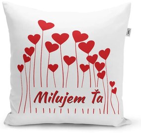 Sablio Vankúš Milujem ťa 2: 40x40 cm