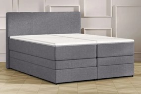 Kontinentálna posteľ Emma Premium boxspring 200x180 (typ II), tm. sivá (sawana 21)