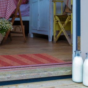 Rohožka z kokosového vlákna 40x60 cm Pink Stripe – Artsy Doormats