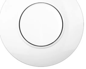 Elhard Okrúhly vypínač Rondo č.1 s okrúhlym rámčekom, biely - kompletný RD5001W