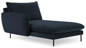Tmavomodrá zamatová leňoška (ľavý roh) Vienna – Cosmopolitan Design