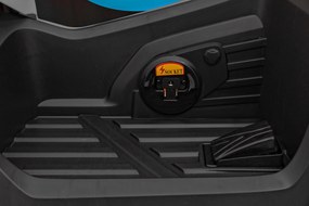 Ramiz McLaren Racing MCL 35 detská štvorkolka šedá + diaľkové ovládanie + pomalý štart + EVA + LED audio