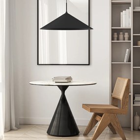 Závesné svietidlo Capital, 1x čierne kovové tienidlo, (fi 60cm), b