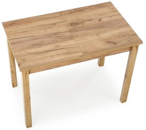Jídelní rozkládací stůl GINO 100/135 cm dub craft zlatý