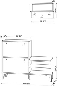 Predsieňová zostava Bred Oak