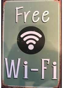 Ceduľa Free Wifi