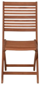 Drevené záhradné stoličky v prírodnej farbe v sade 2 ks Savannah – Garden Pleasure