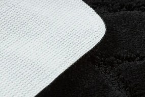 Sada kúpeľňových koberčekov SUPREME STONES kamienky, čierna