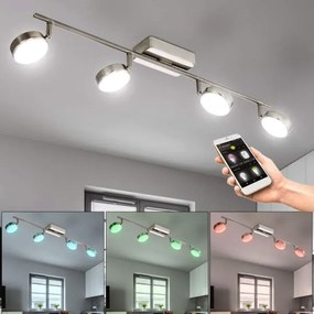 Eglo 33274 - LED RGBW Stmievateľné bodové svietidlo CORROPOLI-C 4xLED/5W/230V