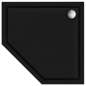 Rea Diamond - akrylátová sprchová vanička 90 x 90 x 5 cm + sifón, čierna, REA-K8543