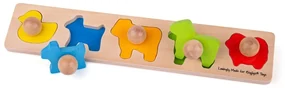 Bigjigs Baby Vkladacie puzzle zvieratá
