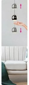 Rabalux 72246 nastaviteľný závesný LED luster Maelo, čierna