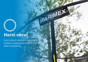 Marimex | Trampolína Marimex Standard 244 cm ružová + ochranná sieť + rebrík ZADARMO | 19000110