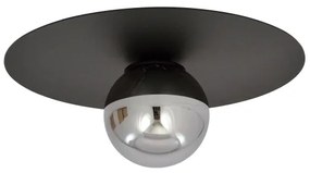 Stropné svietidlo SOLAR 1xE14/10W/230V čierna/šedá