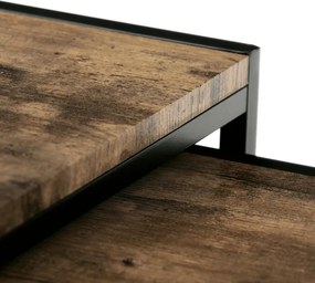 Sada 3 konferenčných stolíkov old wood AF-3003 OLW