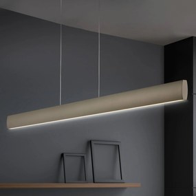 Závesné LED svietidlo Runa, bronz, dĺžka 92 cm