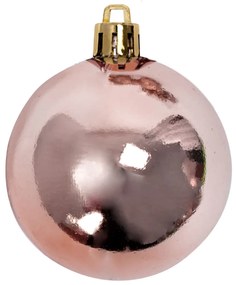 Tutumi, vianočné ozdoby na stromček 101ks 311437, ružová-zlatá, CHR-02004
