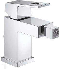 GROHE Eurocube páková bidetová batéria s odtokovou súpravou s tiahlom, chróm, 23138000