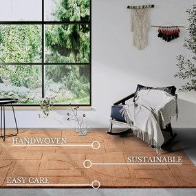 Hnedý ručne tkaný vlnený koberec 160x230 cm Alexis – Villeroy&amp;Boch
