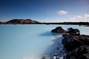 Fototapeta modrá lagúna - 450x300
