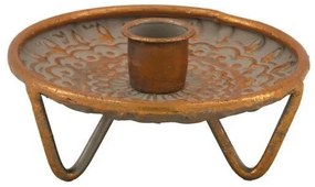 Dijk Kovový svietnik Foster, 12x6 cm, medená