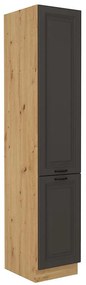 Kuchynská skrinka STILO grafit mat/artisan 40dk-210 2f