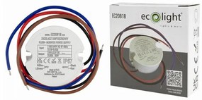 ECOLIGHT 24V - 20W - 0,8A - IP67 vodeodolný zdroj pre LED pásik