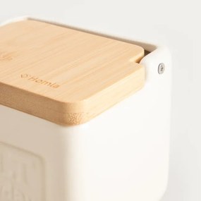 Nádoba SYLAN na soľ, krémová 757396