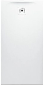 LAUFEN Pro obdĺžniková sprchová vanička z materiálu Marbond, odtok na kratšej strane, 1400 x 700 x 38 mm, biela matná, H2129530000001