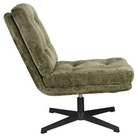 Zelené otočné kreslo Kai – White Label
