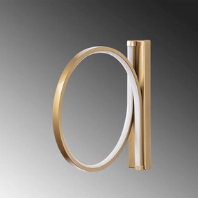 LED nástenné svietidlo v zlatej farbe ø 30 cm Halka – Opviq lights