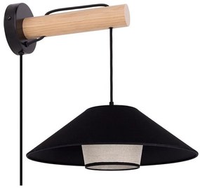 Spot-Light 8932174 - Nástenné svietidlo AMIGO 1xE27/25W/230V dub 8932174