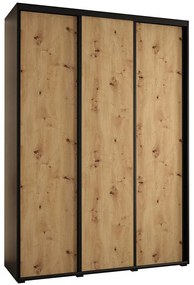 Skriňa 45 Canaris 1 180 čierna/artisan/čierna