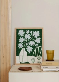 Plagát 30x40 cm Blue Flowers &amp; Red Wine – Anouk van Cleef – The Poster Club