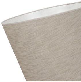 Závesné svietidlo Len, 1x béžové textilné tienidlo, (fi 44 cm), w