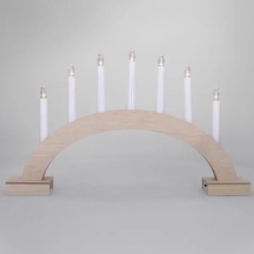 Brilagi - LED Vianočný svietnik 7xLED/2xAA 28x45 cm